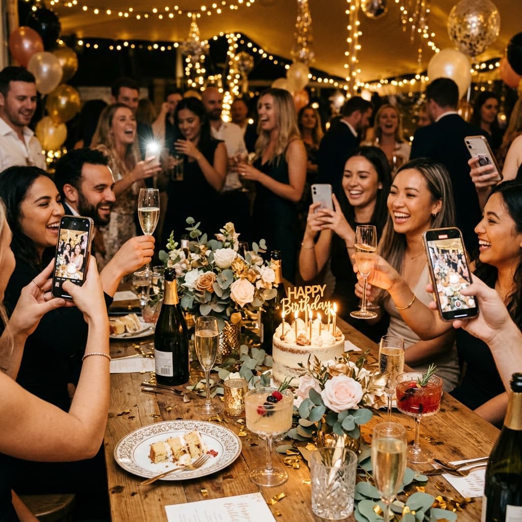 Cómo Compartir Fotos en un Cumpleaños con Código QR