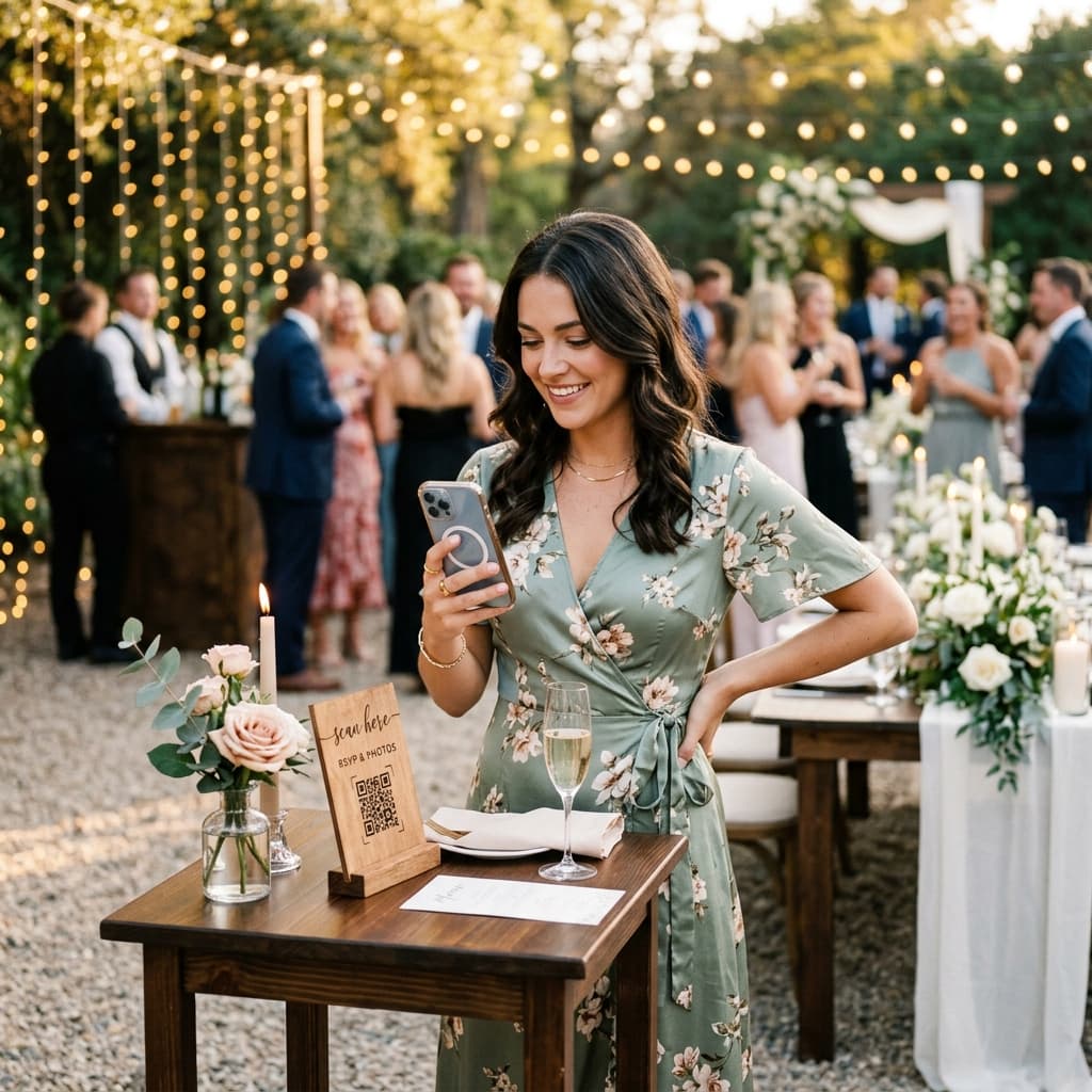 Cómo crear un Código QR para que tus invitados suban fotos (Guía 2026)