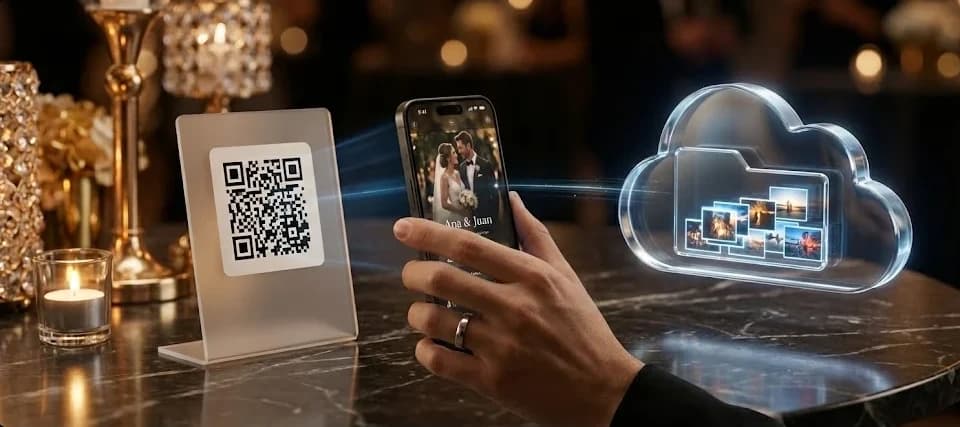 Diagrama del flujo de sincronización de fotos